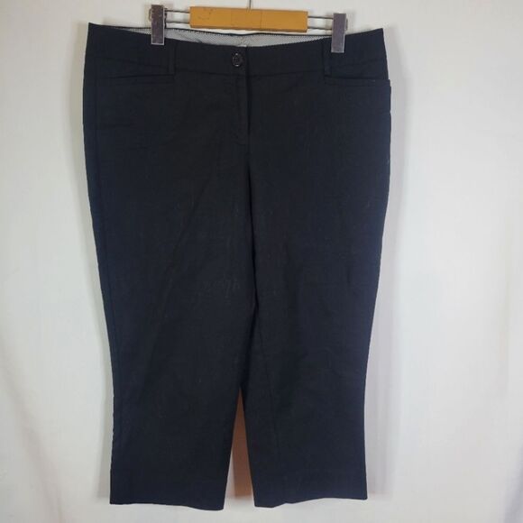 Dalia Black Cropped Pants - Picture 1 of 13
